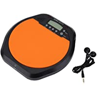 Los mejores  - Pad de práctica para tambor- electrónico- digital- con tempo- metrónomo y auriculares